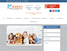 Tablet Screenshot of moderncarpetcleaninginc.com